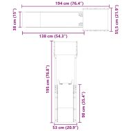 Комбинирано детско съоръжение за игра, импрегниран бор