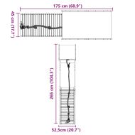 Комбинирано детско съоръжение за игра на открито, бор масив