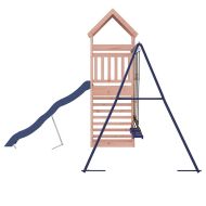 Комбинирано детско съоръжение, масивна дугласка дървесина