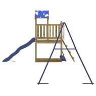 Комбинирано детско съоръжение за игра, импрегниран бор