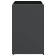 Контейнер за съхранение на 2 коша Антрацит