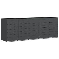 Контейнер за съхранение на 5 коша Антрацит