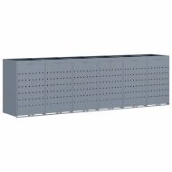 Контейнер за съхранение на 6 коша Светлосиво