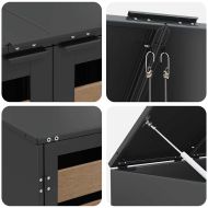 Контейнер за съхранение на 3 коша 340 x 77.5 x 115.5 см Стомана