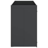 Контейнер за съхранение на 3 коша 340 x 77.5 x 115.5 см Стомана