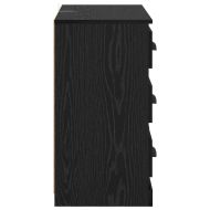 Скейдбордове с чекмедже 2 pcs Черния дъб 70 x 35,5 x 67,5 см