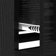 Скейдбордове с чекмедже 2 pcs Черния дъб 70 x 35,5 x 67,5 см