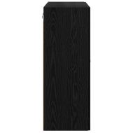 Стенни шкафове 2 pcs Черния дъб 69,5 x 34 x 90 см