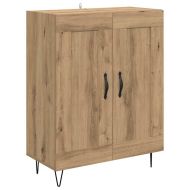 Висок шкаф Дъб 69,5 x 34 x 90 см Инженерно дърво