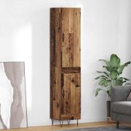 Висок шкаф Старо дърво 34,5 x 34 x 90 см Инженерно дърво