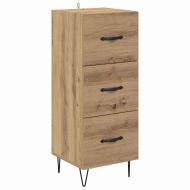 Висок шкаф с чекмедже Дъб 34,5 x 34 x 90 см Инженерно дърво