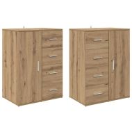 Скейдбордове Corona 2 pcs Дъб 59 x 39 x 80 см Инженерно дърво