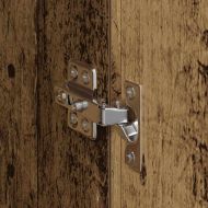 Стенно монтиран шкаф 2 pcs Старо дърво 69,5 x 34 x 90 см