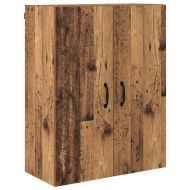 Висок шкаф Старо дърво 69,5 x 34 x 180 см Инженерно дърво