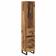 Висок шкаф Старо дърво 34,5 x 34 x 180 см Инженерно дърво