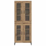 Висок шкаф Дъб 69,5 x 34 x 180 см Инженерно дърво