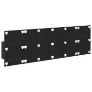 Табла с шкаф с чекмедже с рафт 3 pcs Черния дъб Инженерно дърво