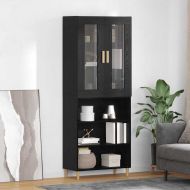 Висок шкаф Черния дъб 69,5 x 34 x 180 см