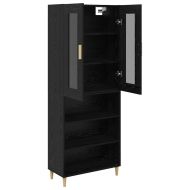 Висок шкаф Черния дъб 69,5 x 34 x 180 см