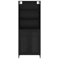 Висок шкаф Черния дъб 69,5 x 34 x 180 см Инженерно дърво