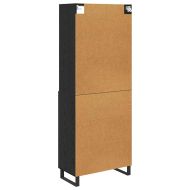Висок шкаф Черния дъб 69,5 x 34 x 180 см Инженерно дърво