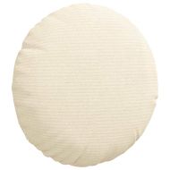 Възглавници за седалки 2 pcs Крем Ø30 x 13 см Кордюрова тъкан