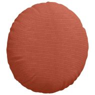 Възглавници за седалки 2 pcs Червено оранжево Ø 40 cm