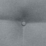 Възглавница за гръб Светлосиво 45 x 24 x 50 см текстил