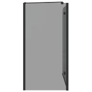 Душова обшивка Черно 120 x 68 x 130 см ESG стъкло и алуминий