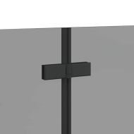 Душова обшивка Черно 120 x 68 x 130 см ESG стъкло и алуминий