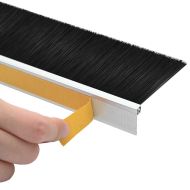 Самозалепващи се четки за уплътняване на врати 12 pcs Сребрист