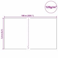 Флийс за защита на растения от замръзване Бяло 100 x 1,6 м