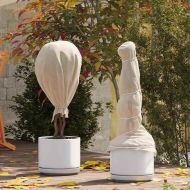 Флийс за защита на растения от замръзване Бежово 20 x 1,6 м