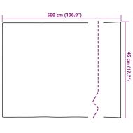 Статично прозорчно фолио Шаблон с цветя 45 x 500 см ПВЦ