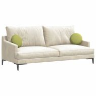 Възглавници за седалки 2 pcs Светло зелено Ø30 x 13 см текстил