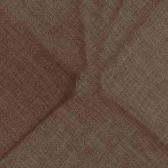 Възглавници за седалки 4 pcs Кафяво 40 x 40 x 12 см текстил