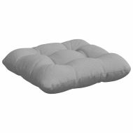 Възглавници за седалки 4 pcs Облачно сиво 40 x 40 x 12 см