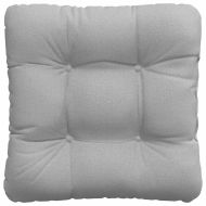 Възглавници за седалки 4 pcs Облачно сиво 40 x 40 x 12 см