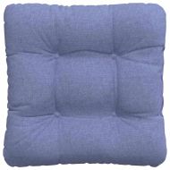 Възглавници за седалки 4 pcs Дънково син 40 x 40 x 12 см