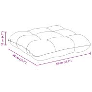 Възглавници за седалки 4 pcs Розово 40 x 40 x 12 см текстил