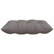 Възглавници за седалки 4 pcs Таупе 40 x 40 x 6 cm текстил