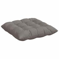 Възглавници за седалки 4 pcs Таупе 40 x 40 x 6 cm текстил