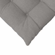Възглавници за седалки 4 pcs Таупе 40 x 40 x 6 cm текстил