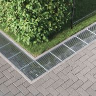 Решетка Сребрист 40 x 40 x 2 cm Горещо поцинкована стомана