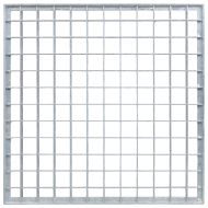Решетка Сребрист 40 x 40 x 2 cm Горещо поцинкована стомана