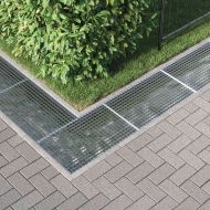 Решетка Сребрист 80 x 50 x 2 cm Горещо поцинкована стомана