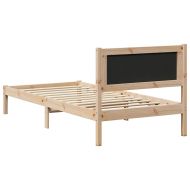 Рамка за легло Таупе 100 x 200 cm Солидно борово дърво