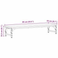 Стойка за монитор Старо дърво 85 x 23 x 15,5 cm Инженерно дърво