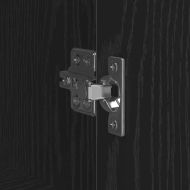 Висок шкаф Черния дъб 62 х 32 х 106,5 см Инженерно дърво