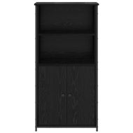 Висок шкаф Черния дъб 62 x 36 x 121,5 см Инженерно дърво